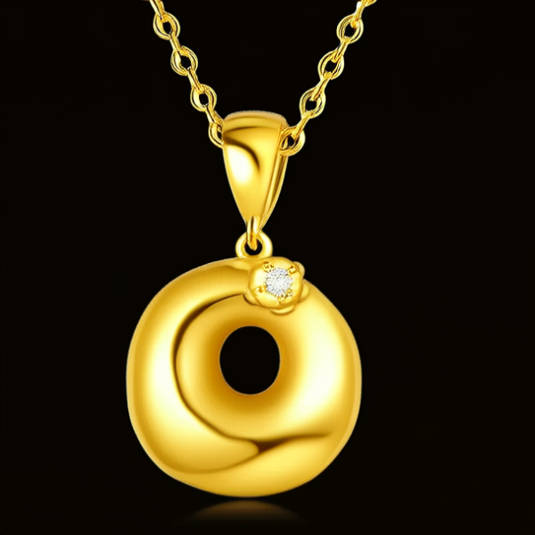 黄金吊坠款式图片