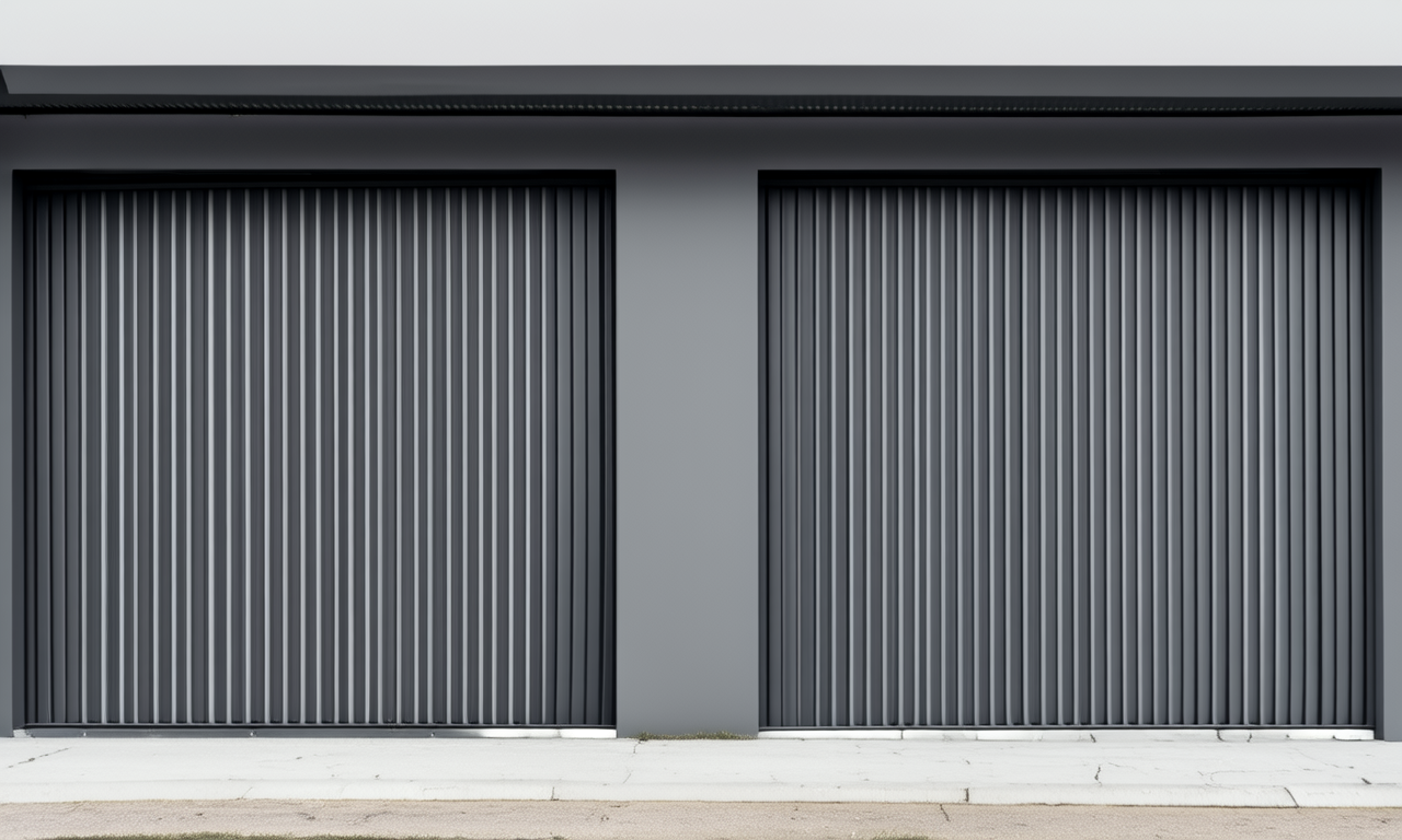 金属色防盗门的图片